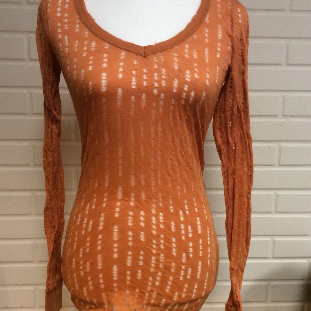 Orange BKE Long Sleeve Top M
